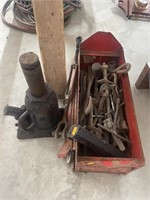 Hydraulic jack , misc tools