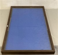 Glass Top Shadow Box 21.5"x34.5”x2”