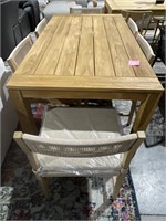DINNER TABLE 6 CHAIRS RETAIL $5,500