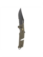 Sog Flat Dark Earth Trident At Tanto Folding Knife