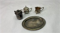 Silver Plated coffee dish set