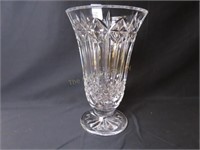 Waterford Crystal Vase, Signed - 10" Tall