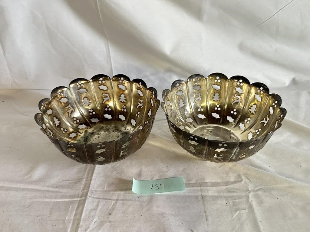 Silver Serving Dish Lot