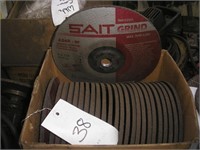 BOX OF 9" CUPPED GRINDING WHEELS