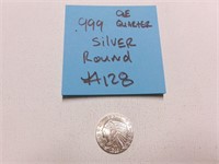 .999 SILVER QUATER ROUND