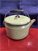 Vintage enamel kettle