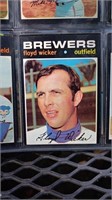 1971 Topps Baseball #97 Floyd Wicker Milwaukee Bre