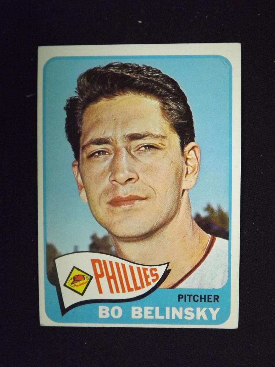 1965 TOPPS #225 BO BELINSKY PHILLIES VINTAGE