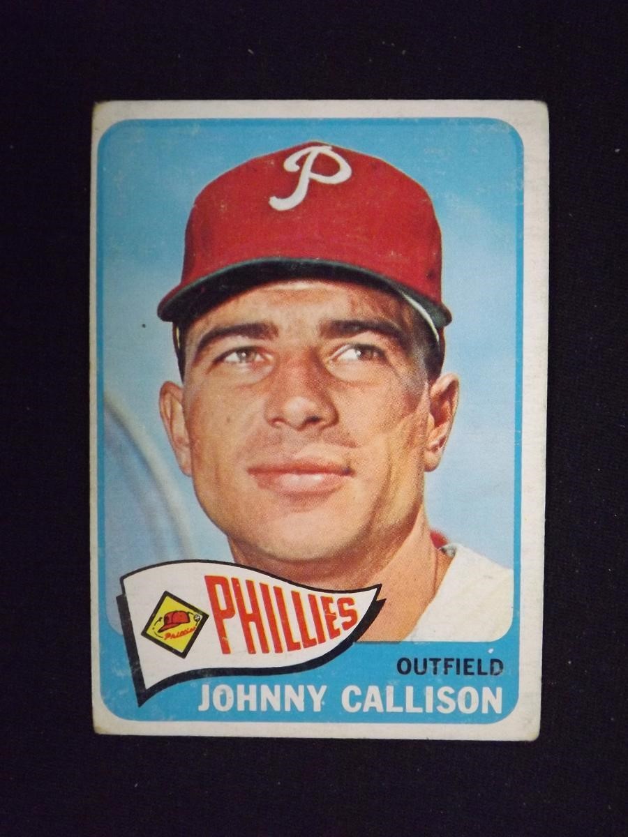 1965 TOPPS #310 JOHNNY CALLISON PHILLIES