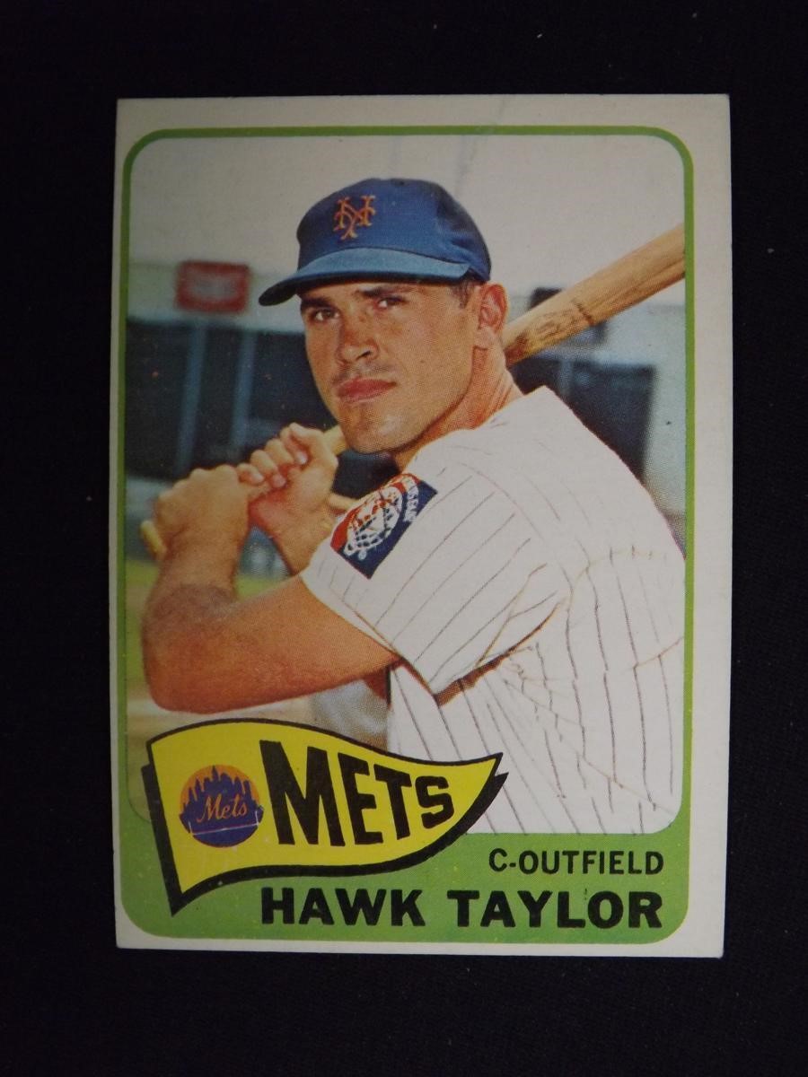 1965 TOPPS #329 HAWK TAYLOR NEW YORK METS