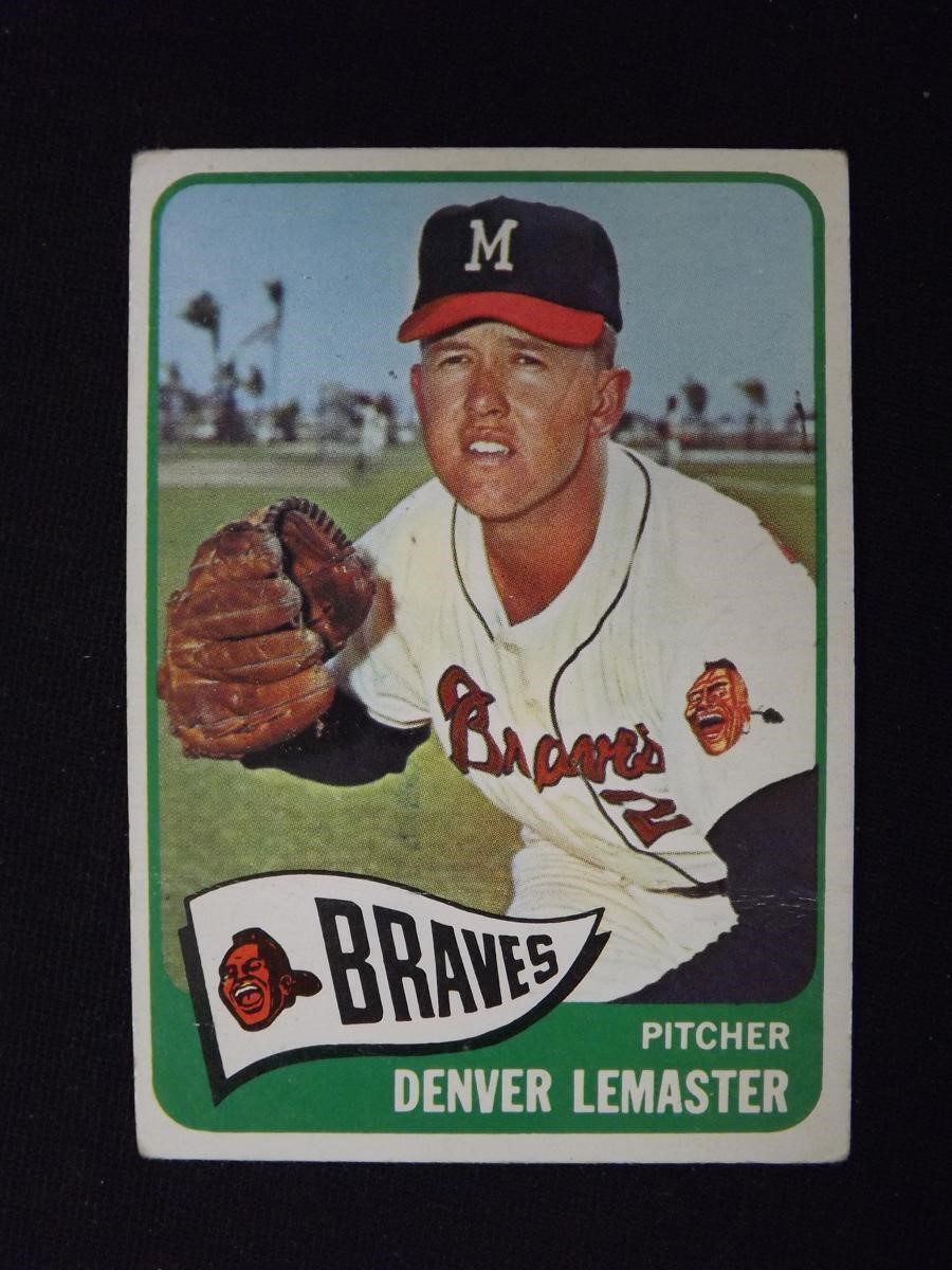 1965 TOPPS #441 DENVER LEMASTER BRAVES