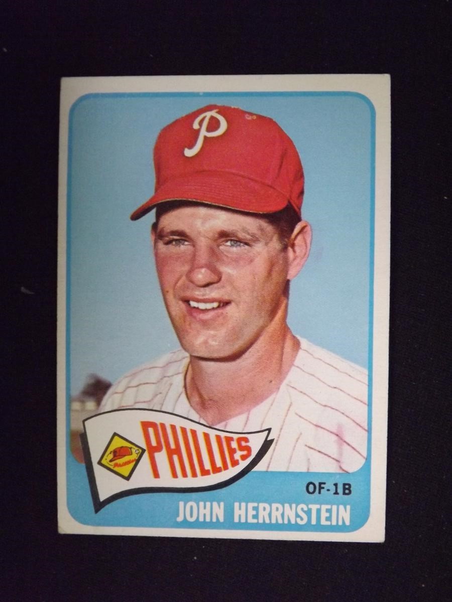 1965 TOPPS #534 JOHN HERRNSTEIN HIGH NUMBER