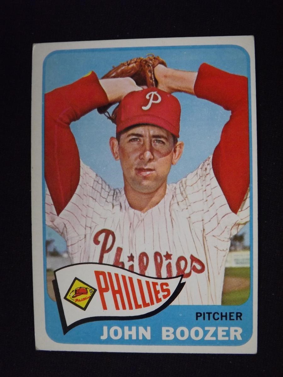 1965 TOPPS #184 JOHN BOOZER PHILLIES VINTAGE