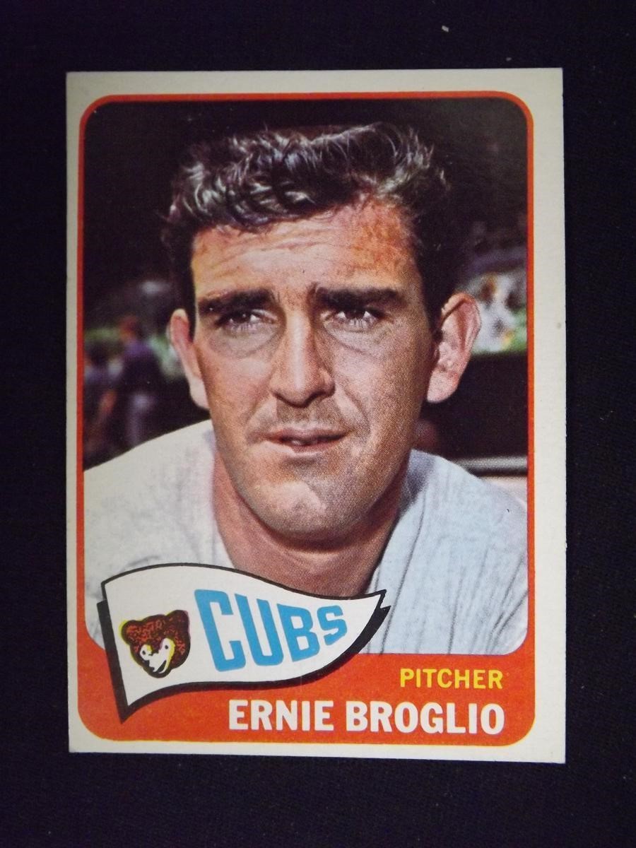 1965 TOPPS #565 ERNIE BROGLIO CUBS HI NUMBER