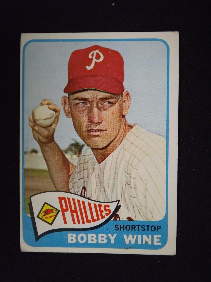 1965 TOPPS #36 BOBBY WINE PHILLIES VINTAGE