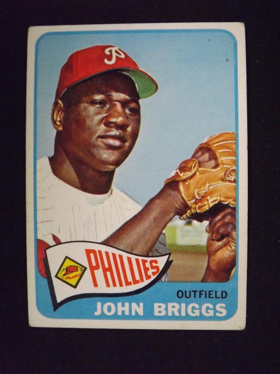 1965 TOPPS #163 JOHN BRIGGS PHILLIES VINTAGE