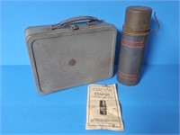 BARN FIND VTG 1955 KEAPSIT LUNCHBOX WITH THERMOS