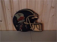Vintage Wood Football CLock