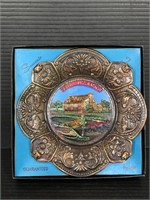 The Ozarks vintage metal souvenir ashtray