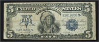 1899 5 $ SILVER CERTIFICATE  VF