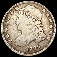 1835 Capped Bust Dime NICELY CIRCULATED