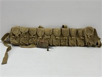 Chinese Army WWII Ammo Belt 7.62 Canvas