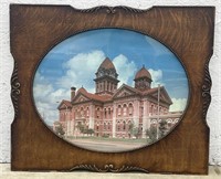 (P) Lake County Indiana Courthouse Framed Wall