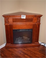 Corner Electric Fireplace 43x28x40"