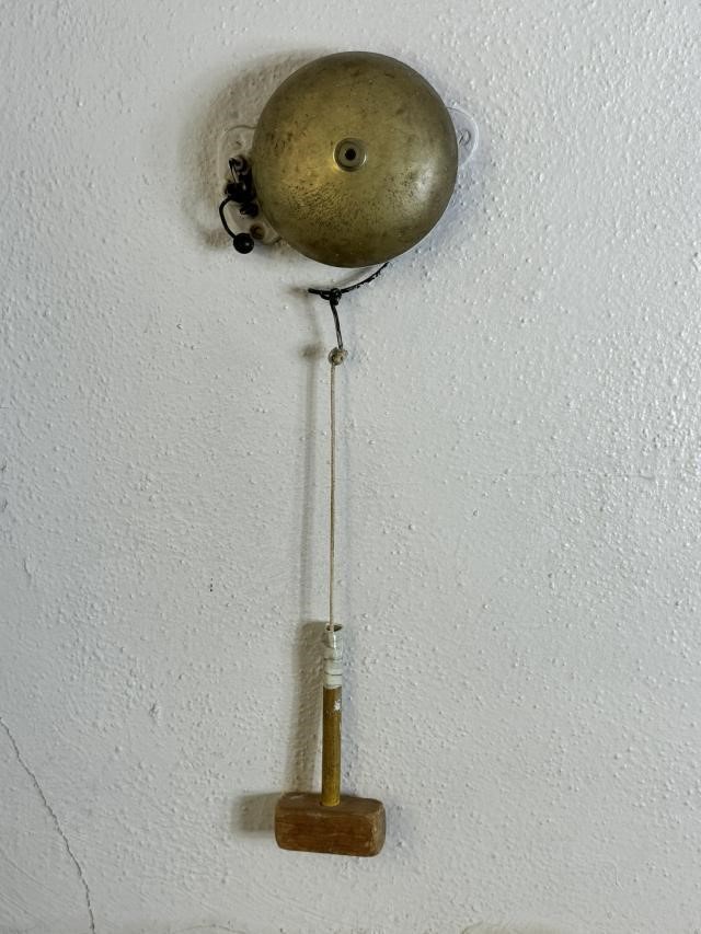 Brass Bell with Wood Hammer