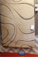 Nulcom Pattern Shag cream rug