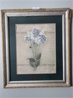 Blue Flowers Art Print