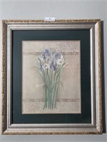 Blue Flowers Art Print