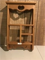 Country Style Heart Shelf