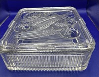 Federal Glass 8 in. Square Glass Container