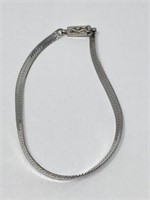 14K Herringbone Style Bracelet