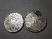 Pair Of 1 OZ ,999 Fine Silver Rounds B