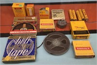 Vtg. Kodak & sound tape packaging w/ some product