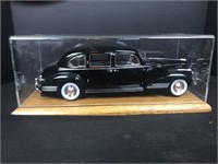 Metal diecast collectible car in case car is