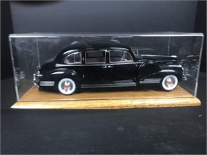 Metal diecast collectible car in case car is