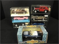 Metal diecast 1/43 scale collectible cars with