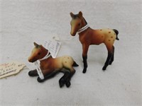 Breyer Stablemates Appaloosa foal horses,