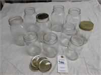 10 Quart and Pint Jars