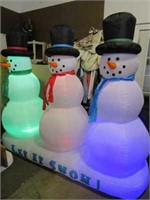 70" Light Up Snowmen