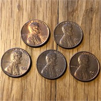1980 / 1981 Lincoln Memorial Penny Coins