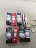 Lot of Unused Golf Balls in Boxes - Titleist,