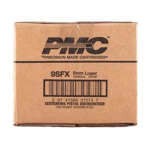 PMC SFX 9mm Luger Handgun Ammo - 124 Grain | SFHP