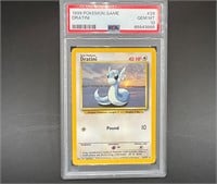 GRADED 1999 Dratini #26 Base Set Pokemon Card
