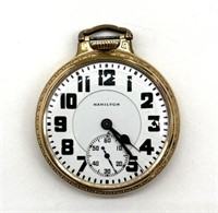 Hamilton Watch Co. Pocket Watch 2” (Runs)