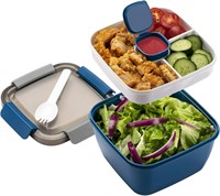 52-oz Freshmage Salad Container  Blue