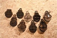 9 BARN PULLEYS